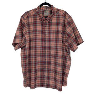 5.11 Tactical Plaid Snap On Short Sleeve Outdoor Work Gorpcore Utility Size 2XL